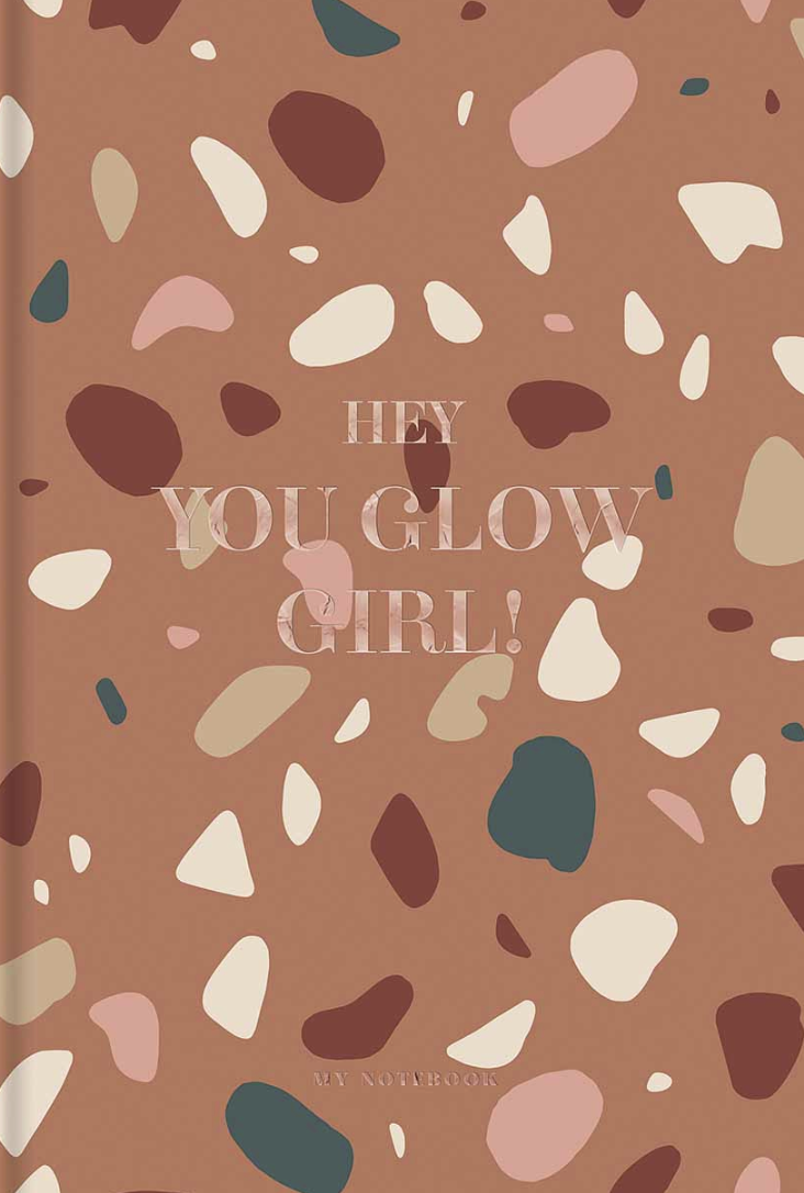 Зошит для записів у лінію "Hey, you glow girl!"