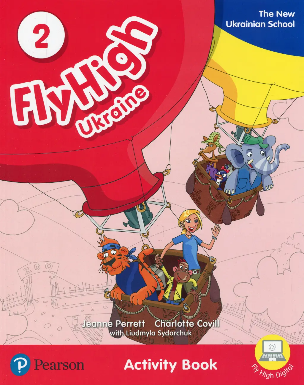 Обкладинка "Fly High 2. Workbook UKRAINE"