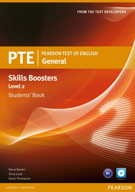 Обкладинка "PTE Test of English General Skills Booster 2. Student's Book +CD"
