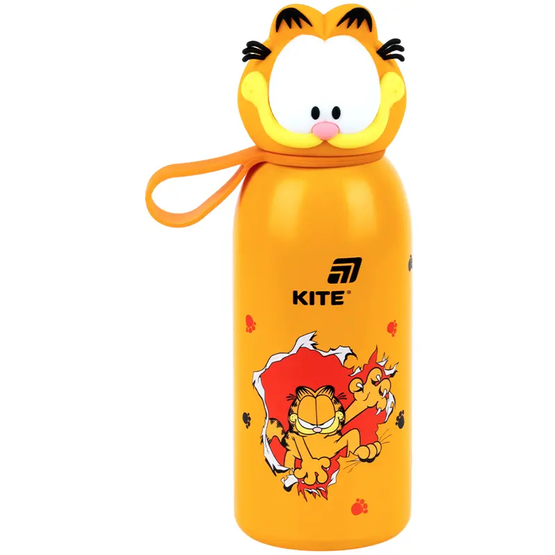 Обкладинка "Термос з фігурною кришкою Kite Garfield, 350 мл"