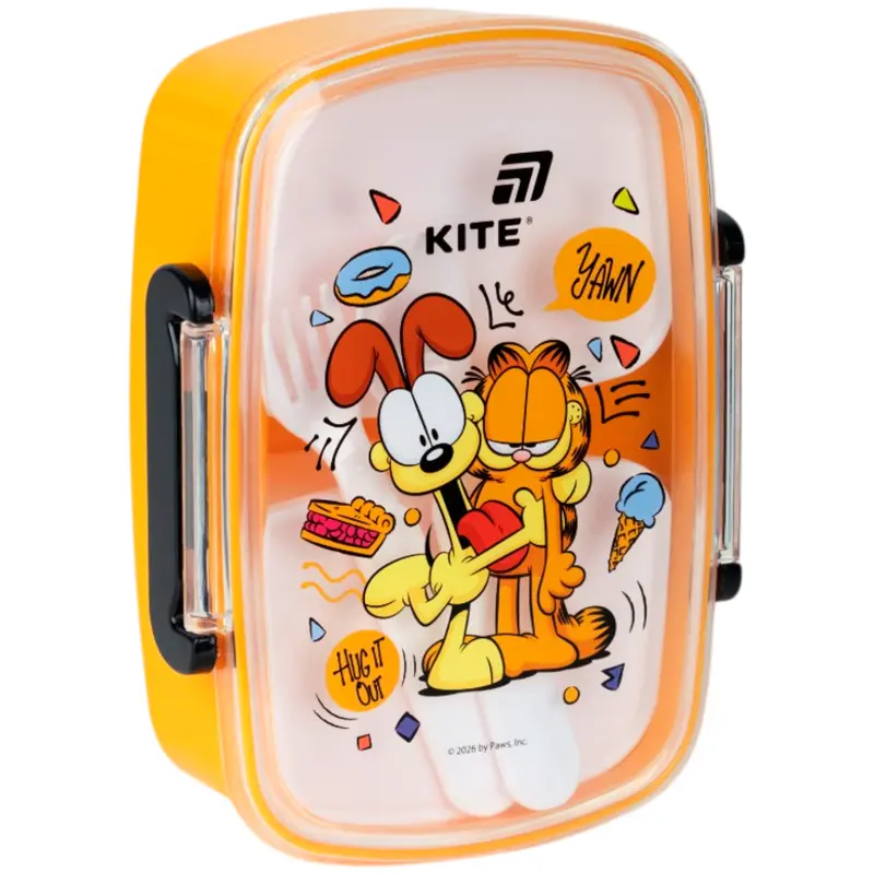 Ланчбокс з наповненням Kite Garfield, 750 мл