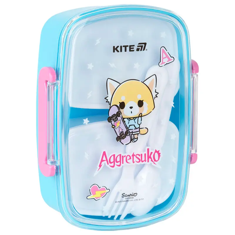 Обкладинка "Ланчбокс з наповненням Kite Aggretsuko, 750 мл"