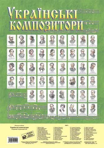 Українські композитори (портрети)