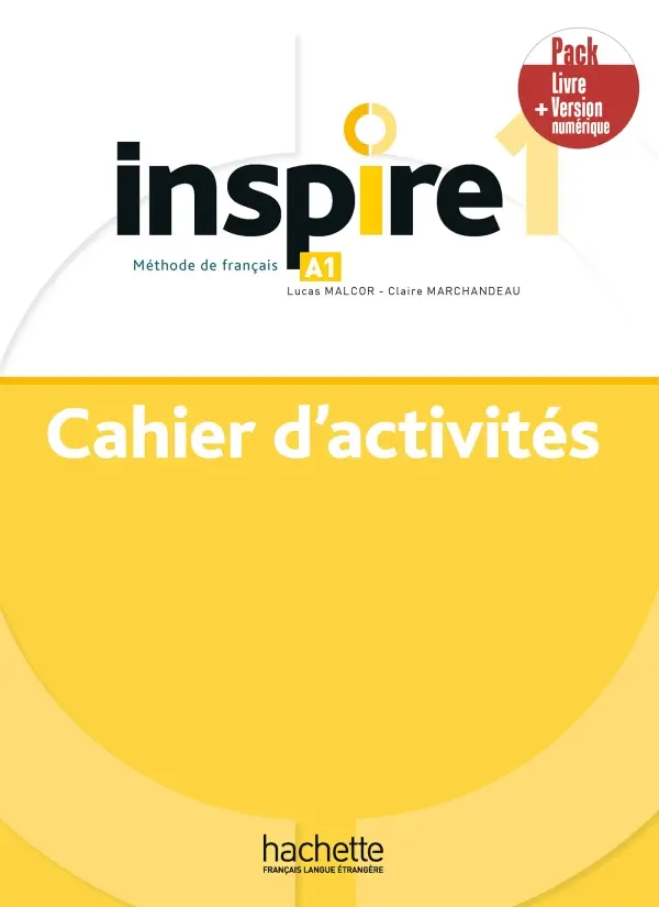 Обкладинка "Inspire 1 Pack Cahier + Version numerique"