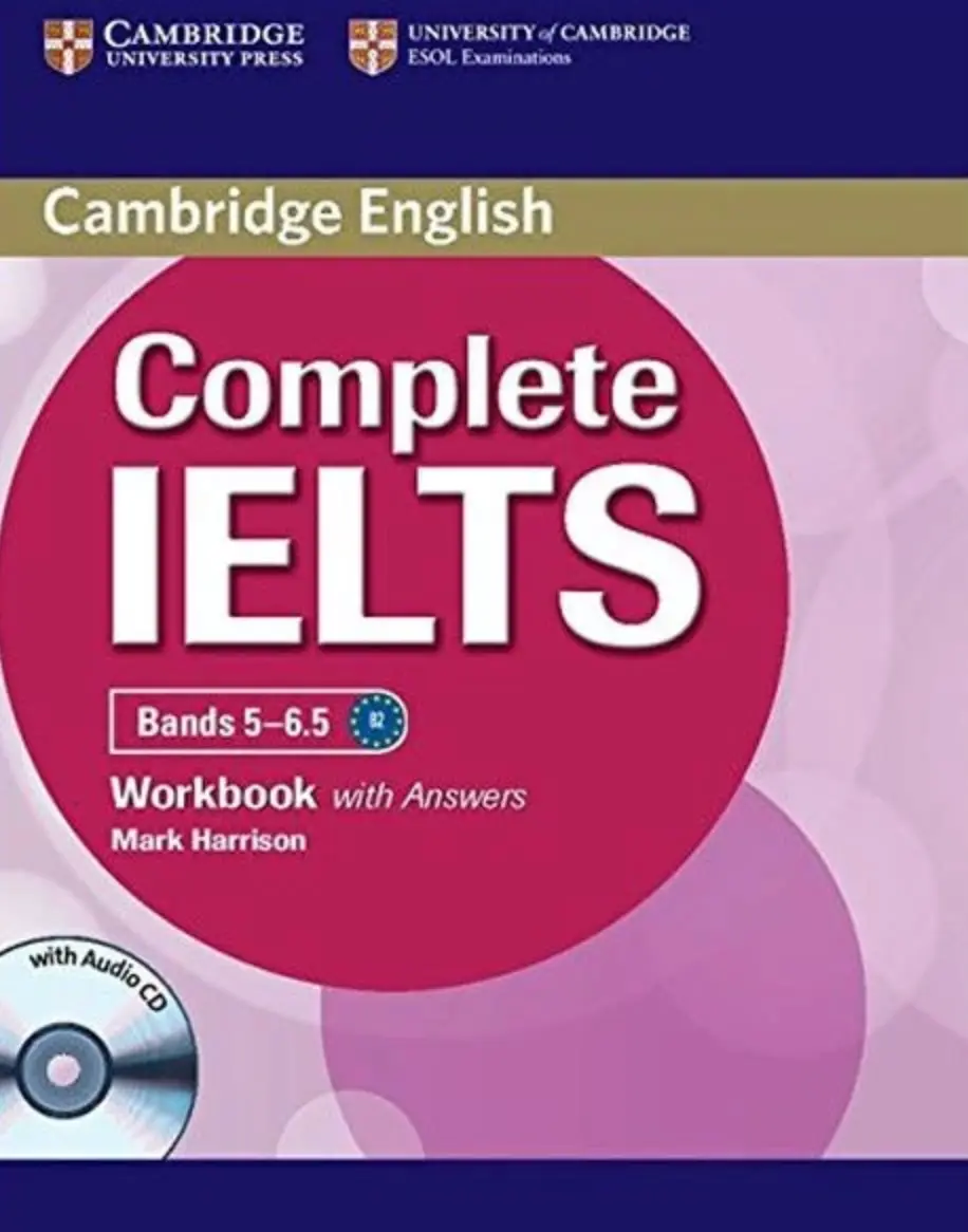 Обкладника "Complete IELTS Bands 5-6.5 Workbook without Answers" Обкладинка "Complete IELTS Bands 5-6.5 Workbook without Answers"