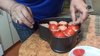 Фаршированные помидоры в духовке и микроволновке — сравниваю 3 варианта.