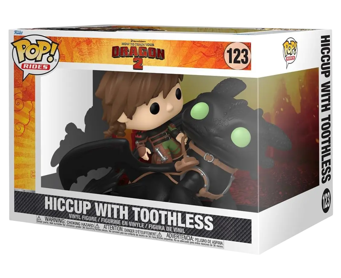 Фігурка Funko Pop How to train your dragon Ікінг з Беззубиком