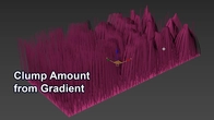 Ornatrix 3ds Max | Clump Amount from Surface Comb Channel