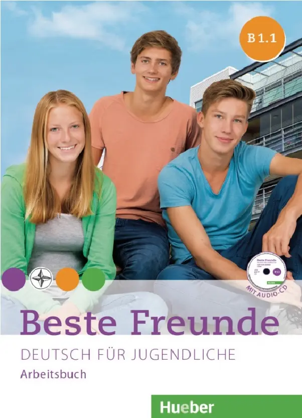 Beste Freunde B1. Paket Arbeitsbuch B1.1 und B1.2 mit Audio-CD