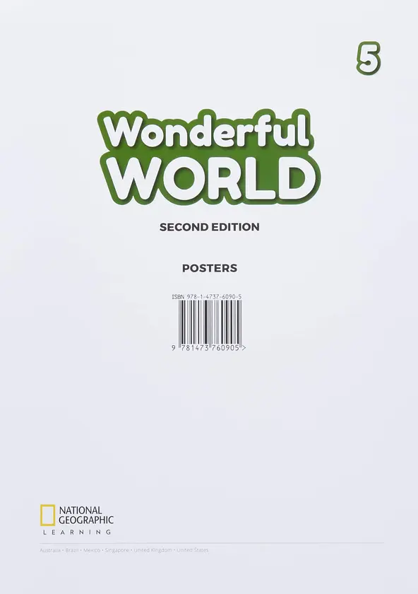 Обкладинка "Wonderful World 2nd Edition 5 Posters"