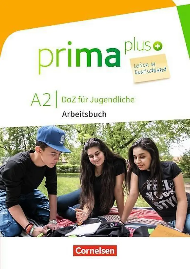 Обкладника "Prima plus A2 Leben in Deutschland Schülerbuch mit MP3-Download" Обкладинка "Prima plus A2 Leben in Deutschland Schülerbuch mit MP3-Download"