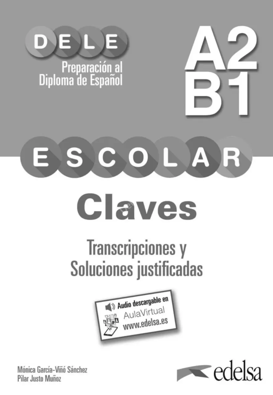 DELE Escolar A2/B1 Claves + 2 CD Audio