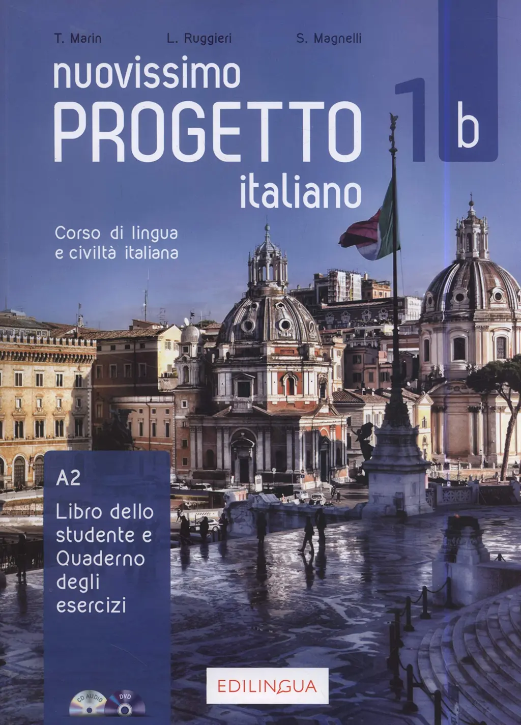 Обкладинка "Progetto Italiano Nuovissimo 1B (A2) Libro&Quaderno + Audio + Video"