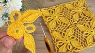 Простой, но эффектный мотив крючкомEasy Crochet Flower Motif for Tablecloths, Doilies & Home Decor
