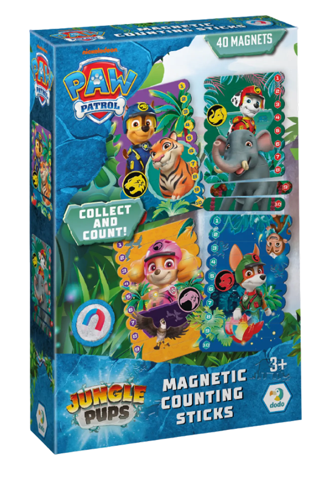 Магнітні палички для рахування Paw Patrol. Джунглі