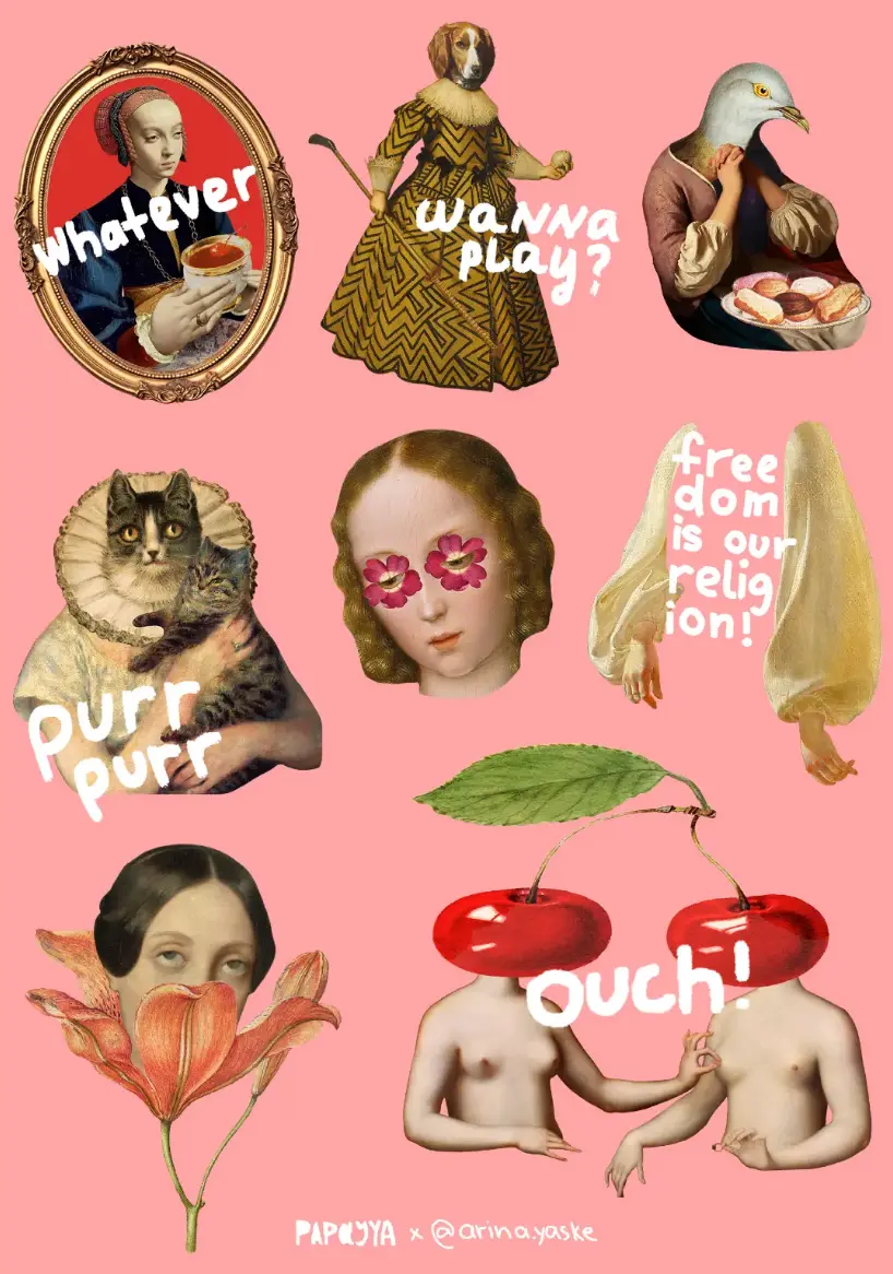 Стікерпак «Collages»
