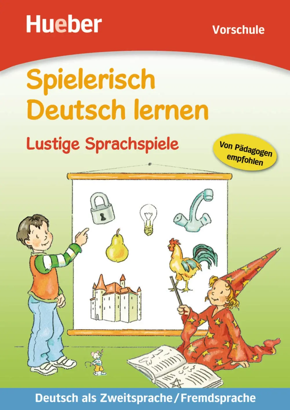 Обкладинка "Spielerisch Deutsch lernen. Lustige Sprachspiele"