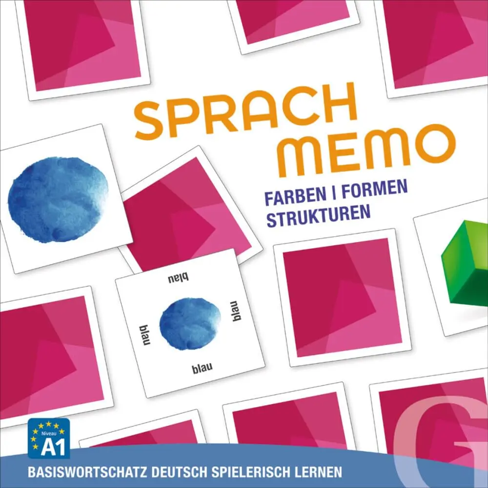 Sprachmemo Deutsch: Farben | Formen | Strukturen