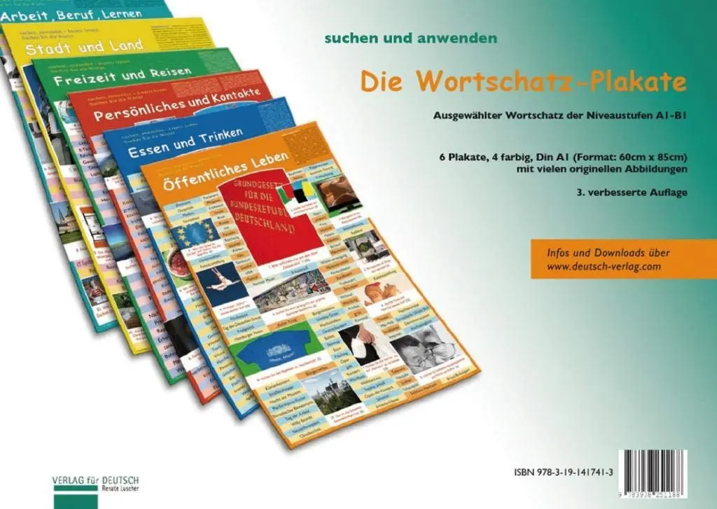 DV, Die WortschatzPlakate, Ubungsheft und 6 Plakate