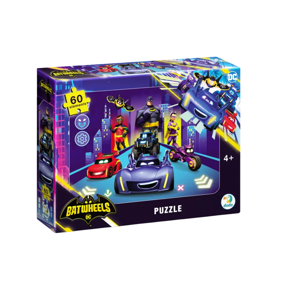 Пазл «Batwheels. Походження Бетколес»