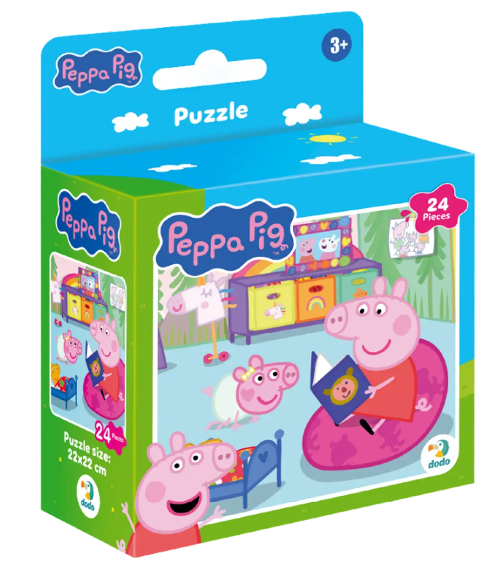 Обкладинка "Пазл на 24 елементи Peppa Pig. Час історій"