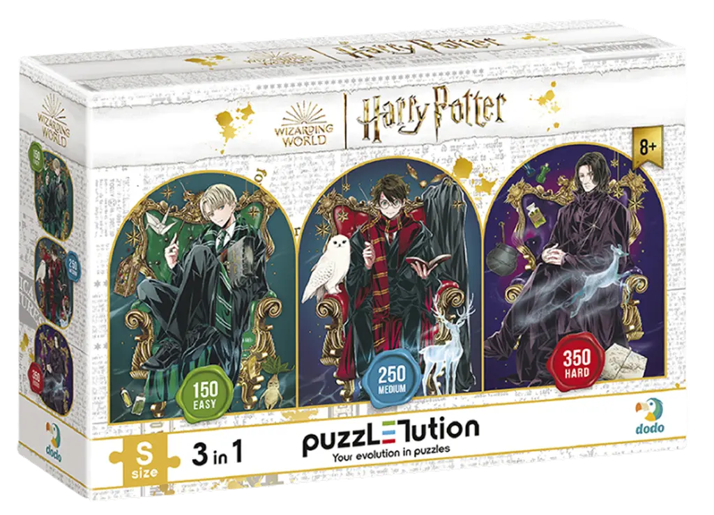 Обкладника "Пазл 3 в 1 Harry Potter. Династія чарівників" Обкладинка "Пазл 3 в 1 Harry Potter. Династія чарівників"