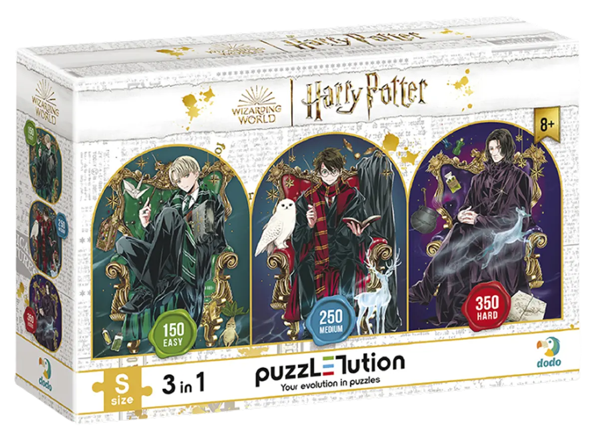 Пазл 3 в 1 Harry Potter. Династія чарівників