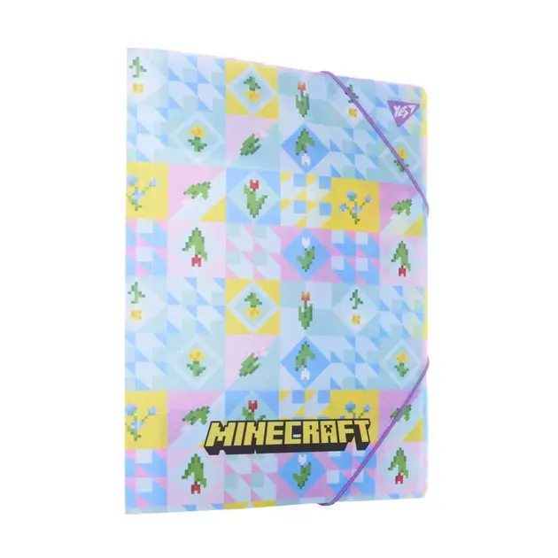 Обкладника "Папка YES A4 на гумці Minecraft.Spring" Обкладинка "Папка YES A4 на гумці Minecraft.Spring"