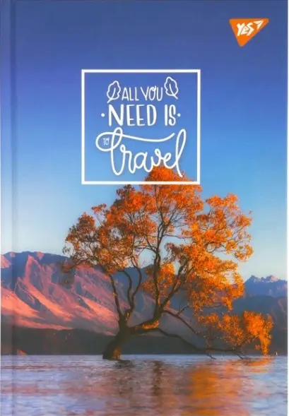 Блокнот YES А5/64 7БЦ Need for travel, клітинка