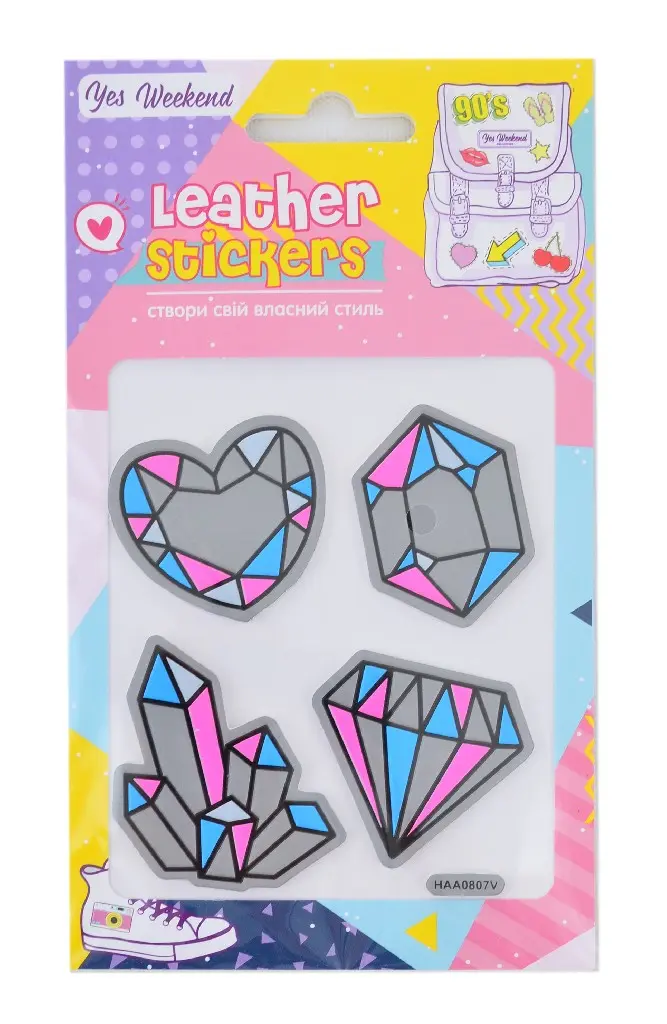 Набір наклейок YES Leather stikers Crystals