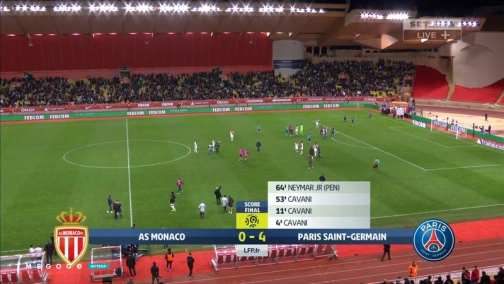 Round 13: Monaco - PSG 0:4. Match overview