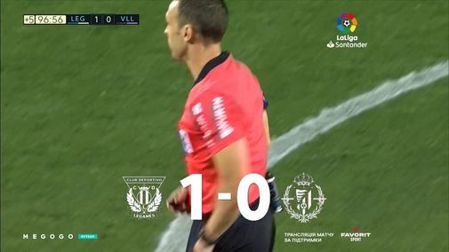 Round 30. Leganes — Valladolid 1:0. Match overview