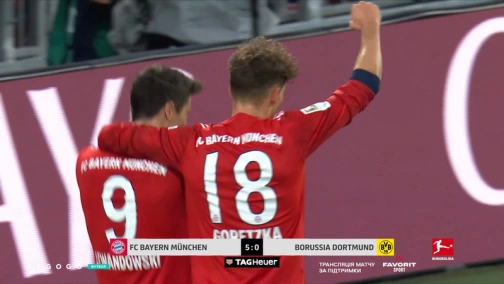28 тур. Бавария — Боруссия Дортмунд 5:0. Обзор матча