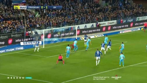 Round 35. Strasbourg — Marseille 1:1. Highlights