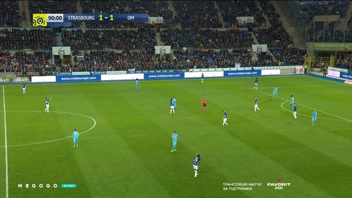 Round 35. Strasbourg — Marseille 1:1. Highlights
