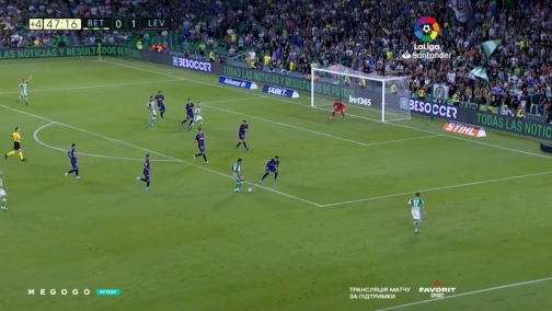 6-й тур. Бетіс — Леванте 3:1. Огляд матчу