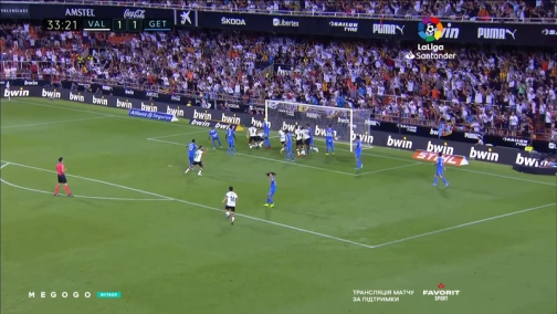 Round 6. Valencia — Getafe 3:3. Highlights