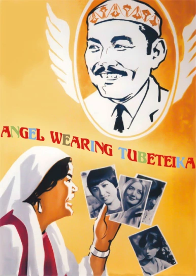 Angel wearing tubeteika