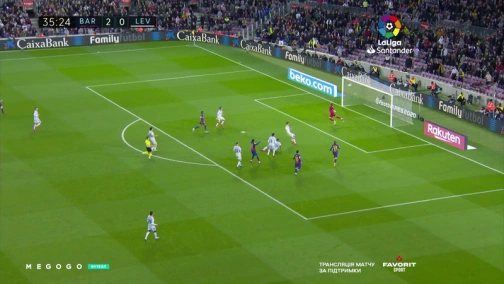 22-й тур. Барселона — Леванте. 2:1 Огляд матчу