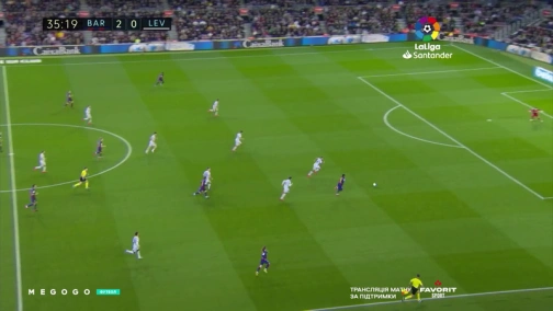 22-й тур. Барселона — Леванте. 2:1 Обзор матча