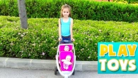 Twins Baby Doll Stroller ! Play Toys!