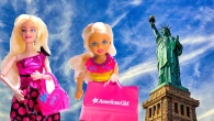 Barbie, Chelsea & Ken visit New York to shop at American Girl Doll Store