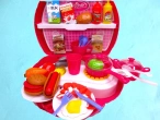 Pretend cooking for kids with kitchen toys