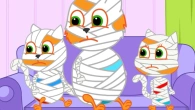 Cats Family in English - Family Fun Story Cartoon for Kids