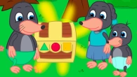 Benny Mole and Friends - Rainbow Chest Puzzle Cartoon for Kids