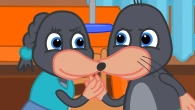 Benny Mole and Friends - Arm Wrestling Cartoon for Kids