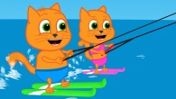 Cats Family en Français - Ski Nautique Dessin Animé 2020 en Français