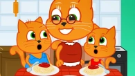 Cats Family en Français - Petits-enfants visitant grand-mère Dessin Animé 2020 en Français