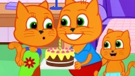 Cats Family en Français - Nouvelle robe d anniversaire Dessin Animé 2019 en Français