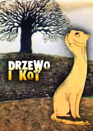 Drzewo i kot — plakat